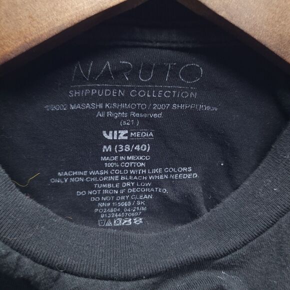NARUTO SHIPPUDEN T-Shirt Medium Ichiraku Ramen Shop Black Short Sleeve Graphic - Picture 3 of 6